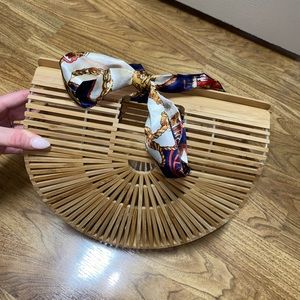 Bamboo Woven Purse